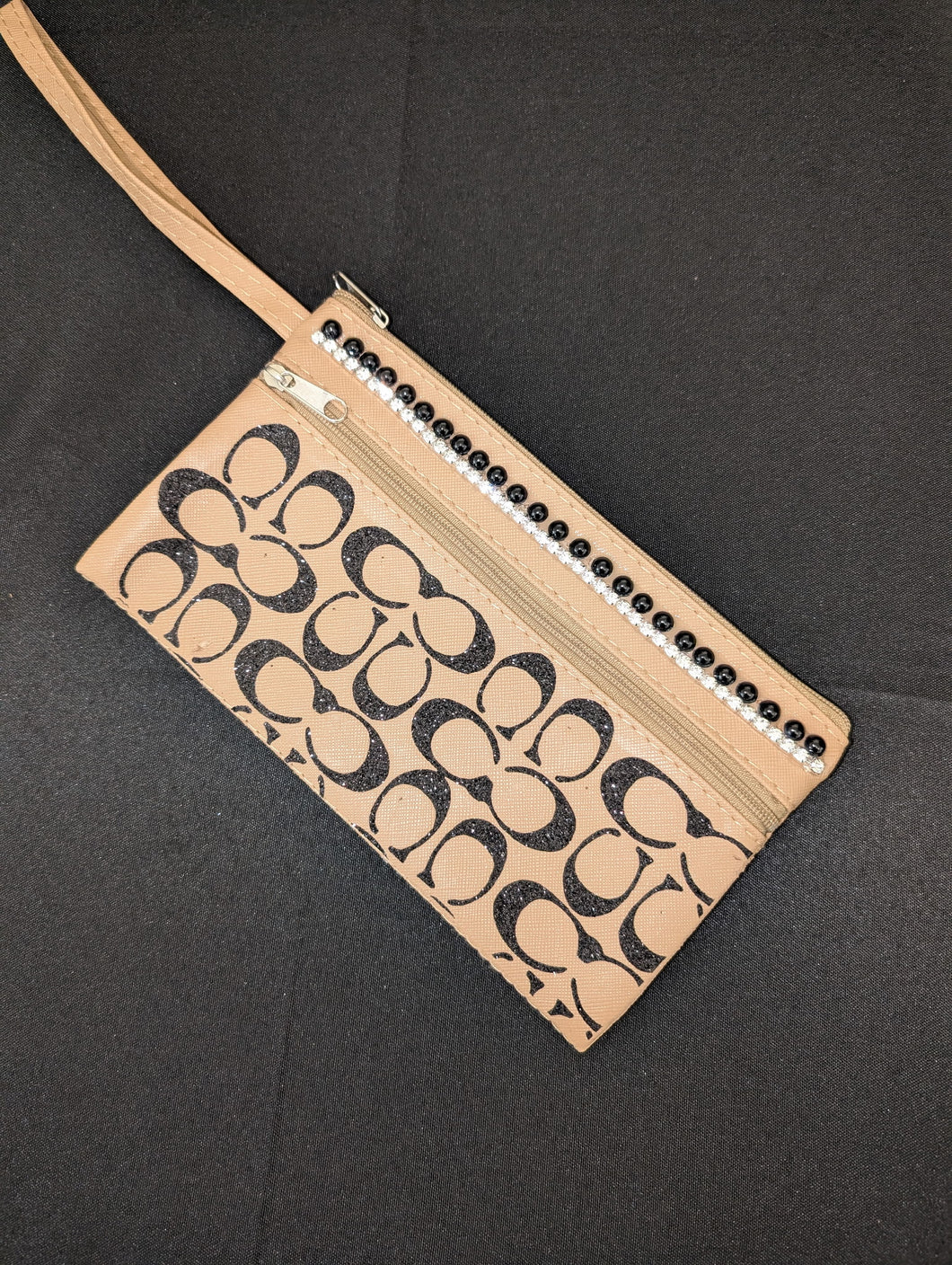 Designer inspired wristlet
