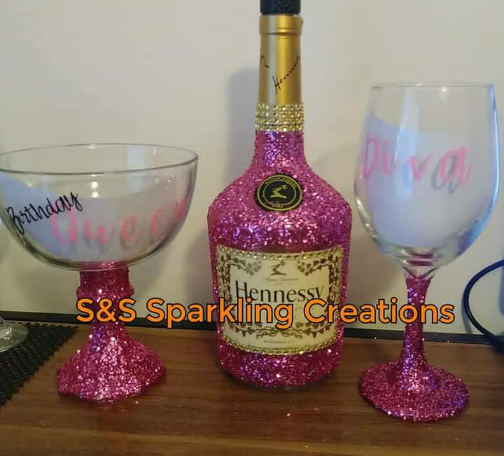 Bling bottle Set (empty bottle)